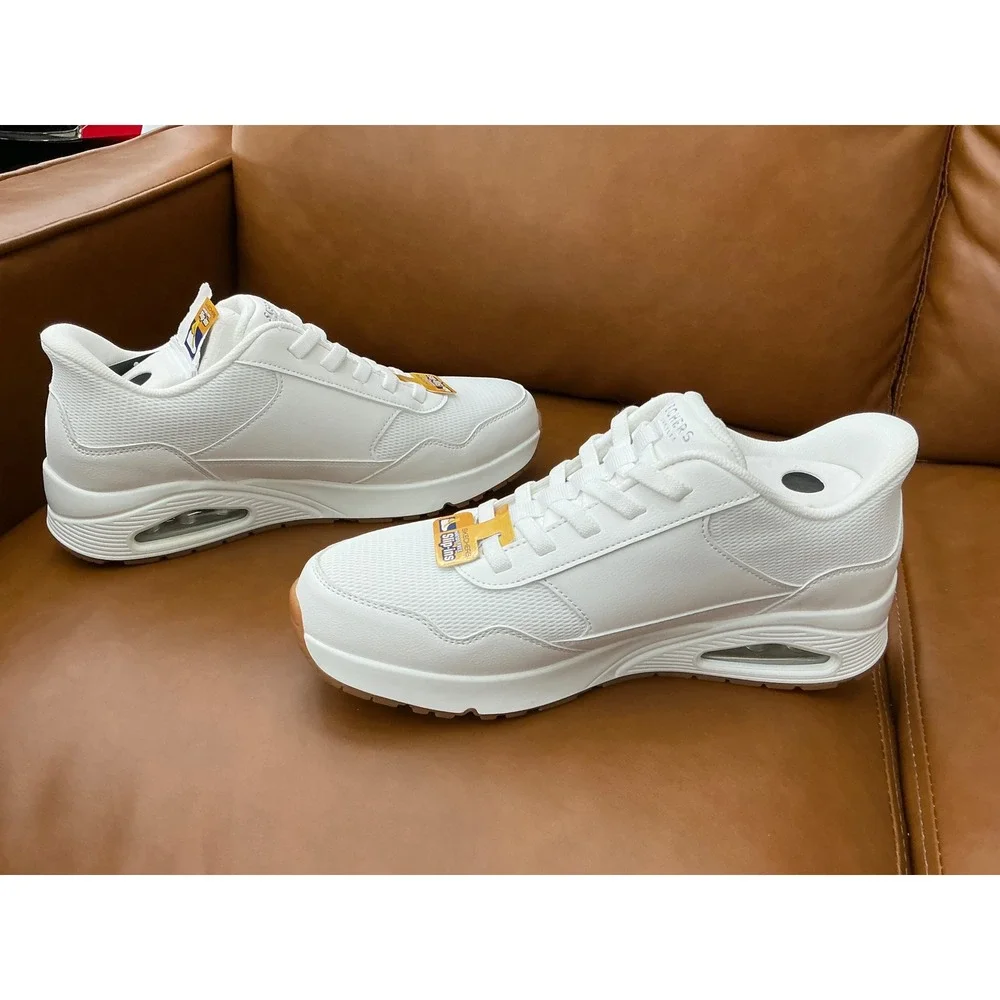 Skechers Uno Banksia Sneakers Mens 10 White New Hands Free Slip-Ins 183022